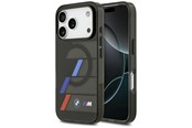 Puhelin - Kannet ja kotelot - BMW M IML Metal Buttons Tricolor Lines MagSafe Case for iPhone 17 Pro - Black - 3666339487423