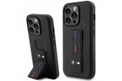 Puhelin - Kannet ja kotelot - BMW Grip Stand Hot Stamp iPhone 14 Pro Case - Black - 3666339121365