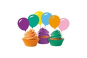 Lelut - Globos Taartprikkers Pop Party - 12st. - 6907