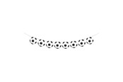Lelut - Globos Paper Football Bunting - 2m - 7323