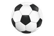 Lelut - Globos Paper Plates 23cm Football - 8 pcs. - 7324