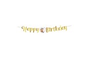 Lelut - Globos Happy Birthday Horses Bunting - 2m - 7301