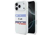 Puhelin - Kannet ja kotelot - BMW M Silicon Horizontal Line MagSafe Case for iPhone 17 Pro - White - 3666339484705