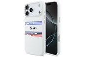 Puhelin - Kannet ja kotelot - BMW M Silicon Horizontal Line MagSafe Case for iPhone 17 Pro Max - White - 3666339484712