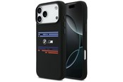 Puhelin - Kannet ja kotelot - BMW M Silicon Horizontal Line MagSafe Case for iPhone 17 Pro Max - Black - 3666339484552