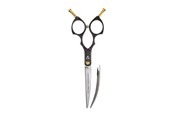 Koirat - ARTERO Scissors FUSION CURVY BLACK 6" - 8435037173052