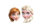 Lelut - Globos Paper Masks Frozen 2 - 6 pcs. - 85967