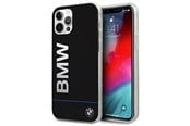 Puhelin - Kannet ja kotelot - BMW Hardcase Signature Printed Logo Case for iPhone 12 / 12 Pro - Black - 3700740486535