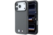 Puhelin - Kannet ja kotelot - BMW M Carbon Metal Logo MagSafe Case for iPhone 17 Pro / 18 Pro - Gray - 3666339666385