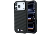 Puhelin - Kannet ja kotelot - BMW M Carbon Metal Logo MagSafe Case for iPhone 17 Pro Max / 18 Pro Max - Black - 3666339666248
