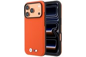 Puhelin - Kannet ja kotelot - BMW M Quadrille Kevlar Metal Logo MagSafe Case for iPhone 17 Pro Max / 18 Pro Max - Orange - 3666339668891