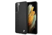 Puhelin - Kannet ja kotelot - BMW Signature Logo Imprint Case for Samsung Galaxy S21+ - Black - 3700740497272