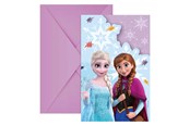 Lelut - Globos Frozen Idyllic Wonder Invitations with Envelopes - 6 pcs. - 97279