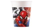 Lelut - Globos Paper Cups 200ml Spiderman World of Web - 8 pcs. - 97315
