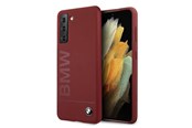 Puhelin - Kannet ja kotelot - BMW Silicone Signature Logo Case for Samsung Galaxy S21+ - Red - 3700740497425