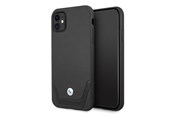 Puhelin - Kannet ja kotelot - BMW Leather Perforate Case for iPhone 11 / Xr - Black - 3666339011802