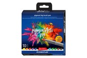 Kirjoitus- ja piirustustarvikkeet - Staedtler Pigment Brush pen big basic 10 pcs. - 373 C10-1
