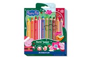 Kirjoitus- ja piirustustarvikkeet - Staedtler Peppa Pig 3‑in‑1 coloured pencil 12 pcs Christmas set - 140 C10PL1