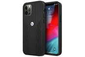 Puhelin - Kannet ja kotelot - BMW Leather Curve Perforate Case for iPhone 12 Pro Max - Black - 3666339010911