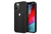Puhelin - Kannet ja kotelot - BMW Leather Curve Perforate Case for iPhone 12 / iPhone 12 Pro - Black - 3666339010904