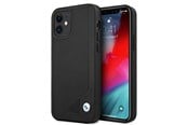 Puhelin - Kannet ja kotelot - BMW Leather Deboss case for iPhone 12 mini - black - 3666339010744