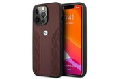 Puhelin - Kannet ja kotelot - BMW Leather Curve Perforate Case for iPhone 13 Pro / iPhone 13 - Red - 3666339021870