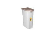 Koirat - Stefanplast foderbeholder hvid/sand 40 liter - 281126