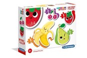 Palapelit - Clementoni Puzzle My first Fruits 2-3-4-5 pieces Lattia - 20815