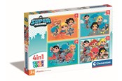 Palapelit - Clementoni Puzzle Superfriends DC 4in1 Lattia - 21520