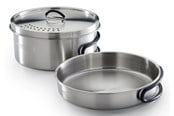 Retkeily - Campingaz Topf-Set Trekking Kit 3-teilig edelstahl 1 Topf+ 1 Deckel+ 1 camping tableware set - 2197185