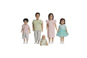 Nuket, pehmolelut ja oheistarvikkeet - Micki Lundby Jamie famile mor far 2 børn & 1 baby Afta - 18408
