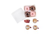 Nuket, pehmolelut ja oheistarvikkeet - Micki Lundby kaffekopper & æske m/4 donuts +3år - 18418