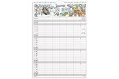 Kalenteri - Mayland Familiekalender Otto Dickmeiss & Lilja Scherfig 6 kol. A3 2027 - 27066250