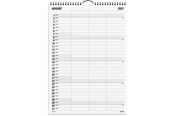 Kalenteri - Mayland Familiekalender Black and white 3 kol. 2027 - 27066520