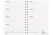 Kalenteri - Mayland Mini Planner ugekalender sort vinyl 2027 - 27084500