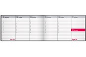 Kalenteri - Mayland Mini bordkalender sort vinyl 2027 - 27132000