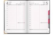Kalenteri - Mayland Årbog dagkalender sort kunstskind indbundet 2027 - 27190000