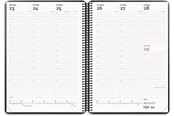 Kalenteri - Mayland Diplomat ugekalender m/spiral sort kunstskind 2027 - 27194500
