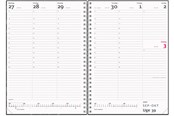 Kalenteri - Mayland A5 ugekalender højformat mørkegrå PP-plast 2027 - 27200000
