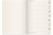Kalenteri - Mayland A5 Forma Deluxe ugekalender tværf. grøn kunstskind 2027 - 27200640