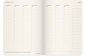 Kalenteri - Mayland A5 Forma Deluxe ugekalender højf. brun kunstskind 2027 - 27200800