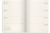 Kalenteri - Mayland A6 Forma Deluxe ugekalender tværf. sort kunstskind 2027 - 27201400