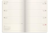 Kalenteri - Mayland A6 Forma Deluxe ugekalender tværf. brun kunstskind 2027 - 27201410