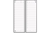 Kalenteri - Mayland Spiralnoteringskalender dag sort PP-plast 2027 - 27225000