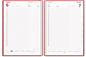Kalenteri - Mayland Timekalender rød PP-plast 2028 - 28218010
