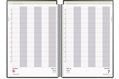 Kalenteri - Mayland Aftalekalender A4 dag sort PP-plast 2028 - 28220000