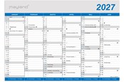Kalenteri - Mayland Kontorkalender Klassisk A4 2027 - 27059000