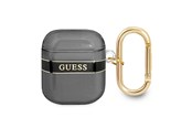 Puhelin - Muut lisävarusteet - GUESS GUA2HHTSK AirPods cover black/black Strap Collection - 3666339047047