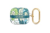 Puhelin - Muut lisävarusteet - GUESS GUA3HHFLN AirPods 3 cover green/green Flower Strap Collection - 3666339047313