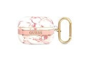 Puhelin - Muut lisävarusteet - GUESS GUAPHCHMAP AirPods Pro cover pink/pink Marble Strap Collection - 3666339047207